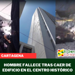 HOMBRE FALLECE TRAS CAER DE UN EDIFICIO EN EL CENTRO HISTÓRICO DE CARTAGENA