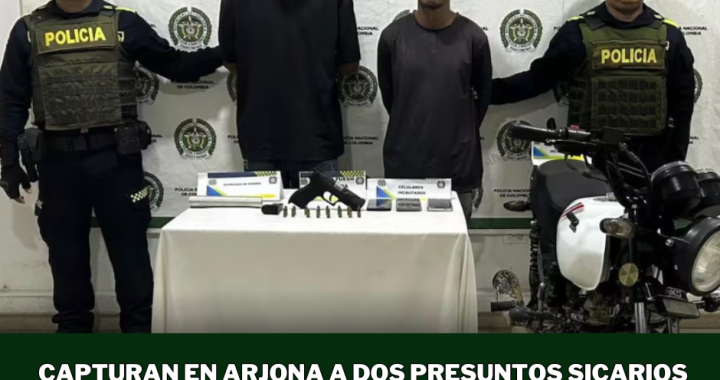 CAPTURAN EN ARJONA A DOS PRESUNTOS SICARIOS DEL CLAN DEL GOLFO