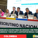 Arranca escrutinio de Senado: CNE pide prudencia y descarta anticipar resultados