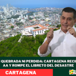 Ni quebrada ni perdida: Cartagena recibe AA y rompe el libreto del desastre